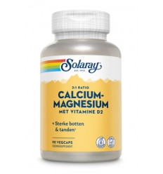 Solaray Calcium magnesium vitamine D2 2:1 ratio 90 vcaps