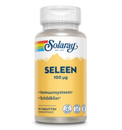 Solaray Seleen 100mcg 90 tabletten