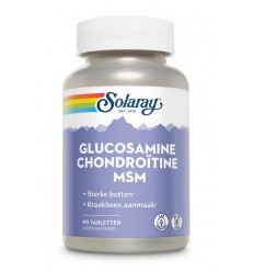 Solaray Glucosamine chondroitine MSM 90 tabletten