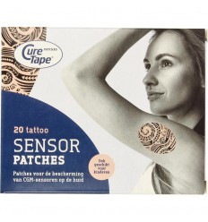 Curetape Sensor patch tattoo 20 stuks