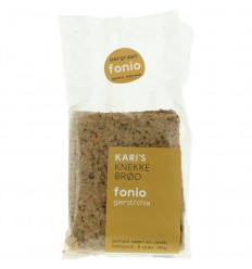 Kari's Crackers Knekkebrod fonio gierst/chia bio 195 gram