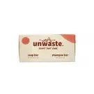 Unwaste Duopack orange soap shampoo bar