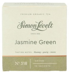 Simon Levelt Groene thee jasmijn biologisch 10 zakjes