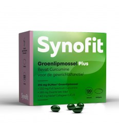 Synofit Groenlipmossel Plus 120 softgels