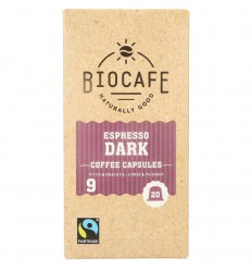 Biocafe Espresso capsules 20 stuks