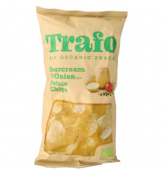 Trafo Chips sour cream & onion biologisch 125 gram
