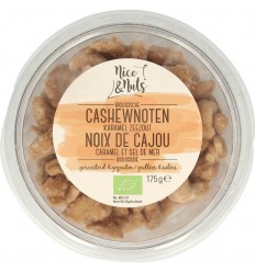 Nice & Nuts Cashewnoten karamel zeezout 175 gram