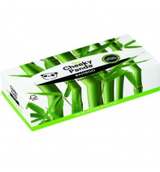 The Cheeky Panda bamboo tissues box 3laags 80 stuks