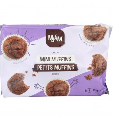 Mjam Chocolade muffins biologisch 252 gram