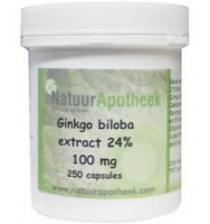 Natuurapotheek Ginkgo biloba 24% 160 mg 250 capsules