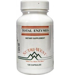 Nutri West Total enzymes 120 tabletten