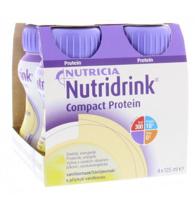 Nutricia Compact protein vanille 125 ml 4 stuks