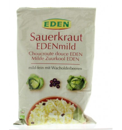 Eden Zuurkool mild (zakje) 500 gram