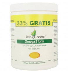 Livinggreens Omega 3 forte 480 capsules