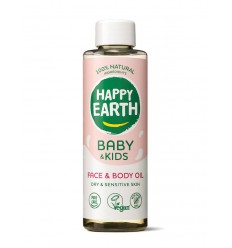Happy Earth gezicht&lichaamolie baby&kids 150 ml