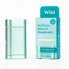 Wild Natural deodorant aqua case & fresh cotton seasalt 40 gram