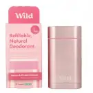 Wild Natural deodorant pink case & jasmine mandarin 40 gram