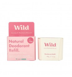 Wild Natural deodorant jasmine & mandarin blossom refil 40 gram