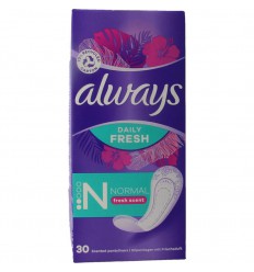 Always Inlegkruisjes daily fresh normaal & scent 30 stuks