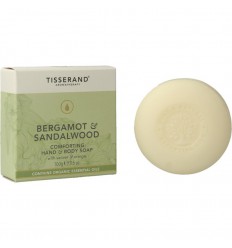 Tisserand Aromatherapy Zeep bergamot & sandelhout 100 gram