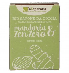 La Saponaria Zeep olive oil almond ginger 100 gram