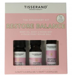 Tisserand Aromatherapy Restore balance discovery kit
