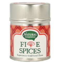 Natural Temptation Five spices blikje natural spices 50 gram