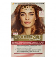 Loreal Excellence 7.7 honing bruin