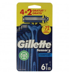 Gillette sensor 3 comf wegwerp 6 stuks