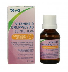 Teva Vitamine D AQ druppels 10 mcg 25 ml