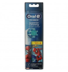 Oral B opzetb kids spiderman 4 stuks