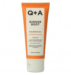 Q+A Ginger root daily moisturiser 75 ml