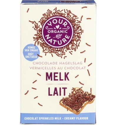 Your Organic Nature Hagelslag melk bio 225 gram