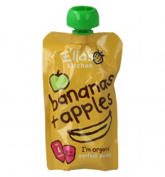 Ella's Kitchen Bananas & apples 4 maand knijpzak 120 gram