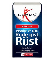 Lucovitaal Rode gist rijst + visolie & Q10 63 capsules