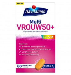 Davitamon Multi vrouw 50+ 60 tabletten
