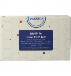 Testjezelf.nu Multi 16 drugstest cup urine