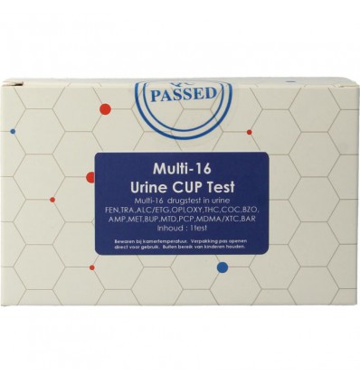 Testjezelf.nu Multi 16 drugstest cup urine