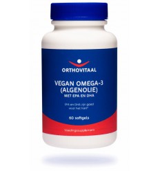Orthovitaal Omega 3 forte algenolie 60 softgels