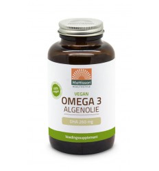 Mattisson Vegan omega-3 algenolie DHA 260 mg