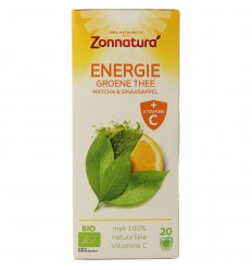 Zonnatura Energie groene thee bio 20 stuks