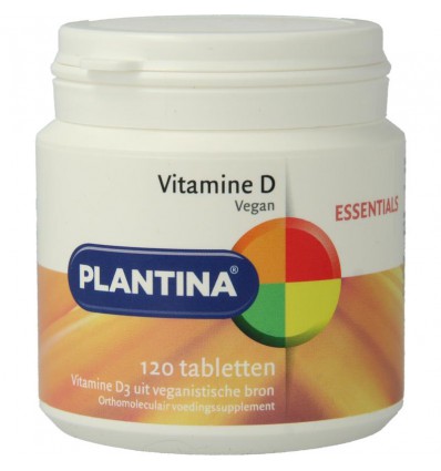 Plantina Vitamine D 10 mcg 120 tabletten