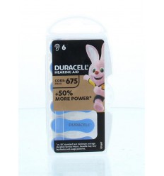 Duracell Hearing aid batterij 675 6 stuks
