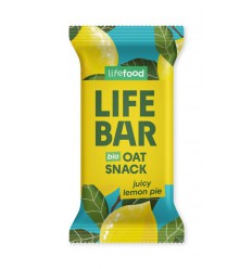 Lifefood Lifebar oatsnack lemon zacht bio 40 gram