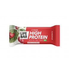Lifefood lifebar proteine aardbei bio 40 gram