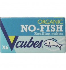 Vcubes Bouillonblokjes no fish bio 72 gram