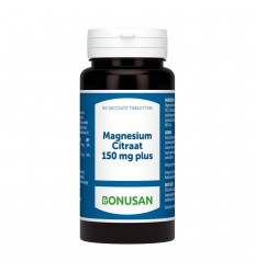 Bonusan Magnesiumcitraat 150 mg plus 1 x 60 tabletten