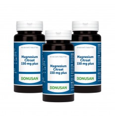 Bonusan Magnesium Citraat 150 mg plus 3 x 60 tabletten -25%