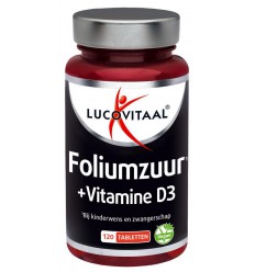 Lucovitaal Foliumzuur + vitamine D3 120 tabletten