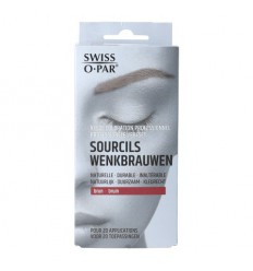 Swiss O-Par Professionele verf wenkbrauwen bruin